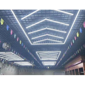 Модульная led система освещения 380Вт 45600Лм 2430×4835 мм 6500К холодный б...