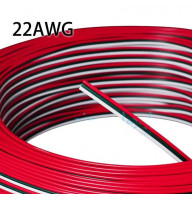 Плоский кабель 3х0,129 мм2 для LED ленты SMD5050/SMD3528 от 5м (цена 1м)