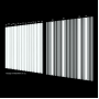 Панель Рейка 500х500х20мм гіпсова 3д на стіну для світлодіодної підсвітки - фото №1