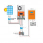 Автономная зарядная станция с аккумуляторами и солнечными панелями (СЭС) Стандарт 4kW АКБ 4.8kWh Gel 4х100Ah - фото №6