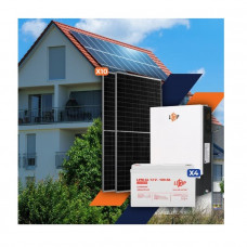 Електростанція 5кВт сонячна для будинку  АКБ 4.8kWh Gel 4х100Ah Стандарт