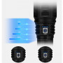 LED фонарь AK138-1 PM60-TG 8х18650 Power Bank индикация заряда Type-C Zoom с чехлом - фото №3