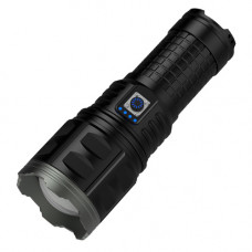 Дальнобойный фонарь AK138 LED PM60-TG с чехлом 4х18650 Power Bank индикация заряда Type-C Zoom