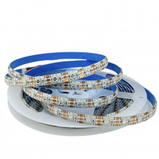 Адресна стрічка Smart RGB SMD5050, WS2812 5В, 60LED/m IP65 PROFI (ціна 1м) біла основа