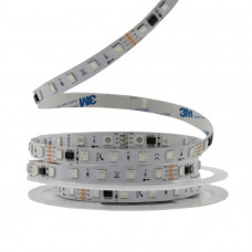 Адресна стрічка 24В SMART RGB світлодна SMD 5050 60 д.м. IP20 WS2818b (ціна 1м)