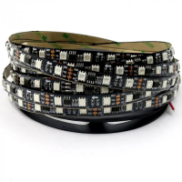 Адресная светодиодная лента RGB SMD 5050 12V 60 д.м. 3LED IP20 WS2811 PIXEL черная подложка (цена 1м)