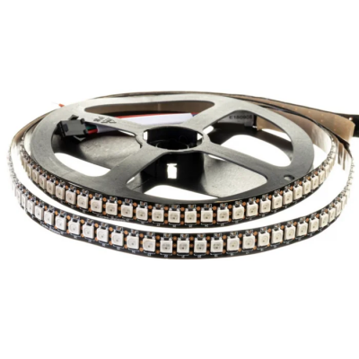 Адресная светодиодная лента WS2812b RGB SMD 5050 5V 144 д.м. IP20 WS2812b PIXEL (цена 1м) 