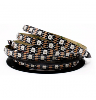Адресна світлодіодна стрічка WS2815 RGB SMART SMD 5050 12V 60 д.м. IP20 чорна (ціна 1м) Standart