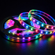 Адресна світлодіодна стрічка в силіконі RGB RW 1LED SMD 5050 5V 60 д.м. IP6...