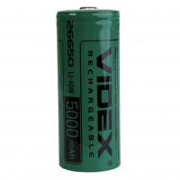 Аккумулятор Videx Li-ion 26650 (без защиты) 5000mAh bulk / 1шт для беспереб...