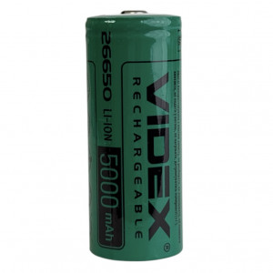 Аккумулятор Videx Li-ion 26650 (без защиты) 5000mAh bulk / 1шт для беспереб...