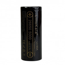 Акумулятор LiitoKala Lii-50A Li-ion 26650 5000mAh 3.7V 15A