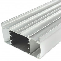Алюмінієвий профіль LS39 з матовим розсіювачем 1м двосторонній (ціна 1м)