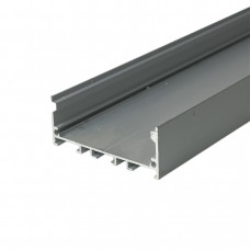 Алюминиевый профиль накладной ПФ-27 широкий 50х20мм 2м (цена 1м)