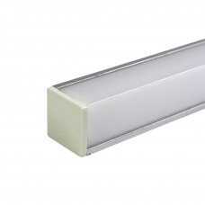 Алюминиевый профиль Feron CAB281 угловой с матовым рассеивателем 2м + 2 заг...