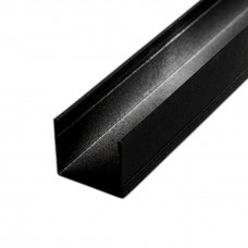 Алюминиевый профиль ЛП12 16х12 окрашенный черный 2м (цена 1м)