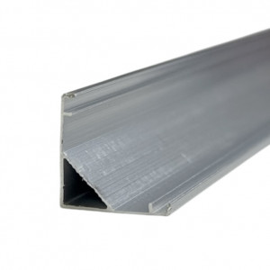 Алюминиевый профиль угловой ЛПУ16 радиатор анодированный без линзы 2м LED S...