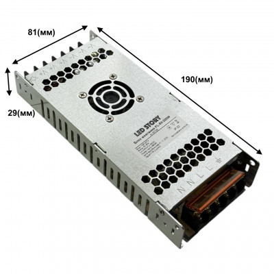 Блок живлення 5V 300W 60А IP20 для LED екранів, ІР20 негерметичний