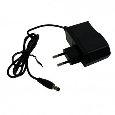 Блок питания 12В 12Вт 1А ІР20 розеточный штекер 2,1х5,5 мм