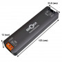 Блок питания 24V 100W для led подсветки IP44 тонкий - фото №2