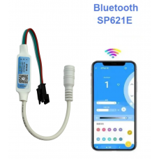 Bluetooth контролер SP621E 5-24V 600 пкс RGB/W (WS2811, WS2812B, SK6812, TM1903, TM1804)