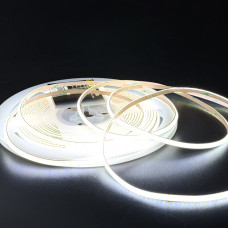 COB стрічка світлодіодна 3 мм вузька 400 д.м. 12V IP20 6W 510Lm 5500K продаж бобінами 5м (ціна 1м)