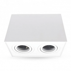 Cвітлодіодний спот світильник під лампу GU10 білий Feron ML305-2 накладний