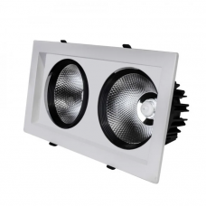 Cвітлодіодний світильник SC36CWK 2520Lm 6500K IP 20 грильято білий