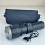 Дальнобойный фонарь AK138 LED PM60-TG с чехлом 4х18650 Power Bank индикация заряда Type-C Zoom - фото №7