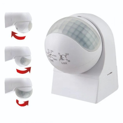Датчик движения TUCSON 800W IP44 с регулировкой Horoz Electric
