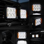 Додаткові лед фари WL SQ-108 120W 4" 24 LED 9–32V 6000K з денними вогнями DRL - фото №3