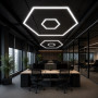 Подвійний світильник Hexagon led 153W 6000K модульний - фото №1