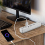 Фільтр мережевий 3м з USB TYPE C  на 3 гнізда із заземленням ONCORD з кнопкою Білий 2USB-A+USB-C - фото №11