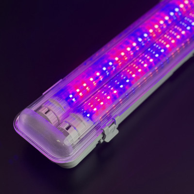 Фитосветильник для выращивания растений на 2 лампы T8-1.2F 16W (красный/синий спектр) Led-Story ECO