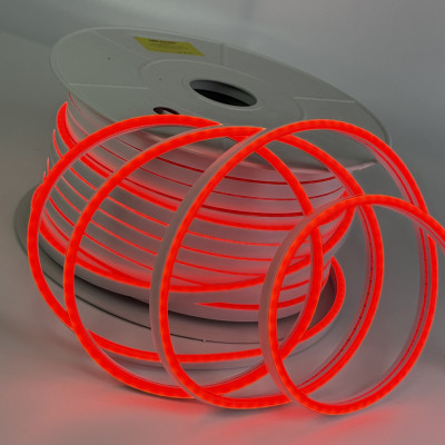 Flex неон 12В червоний SMD2835 6*12мм 6Вт/м IP65 (ціна 1м)