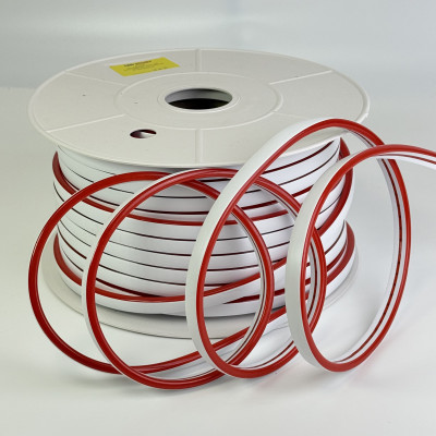 Flex неон 12В червоний SMD2835 6*12мм 6Вт/м IP65 (ціна 1м)