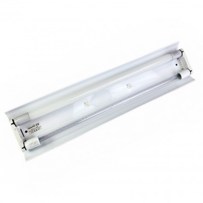 Фітосвітильник LED STORY 60 см 2×T8 G13 повний спектр + 4000K для кімнатних рослин з кабелем 1.5м