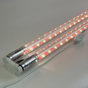 Фітосвітильник led T8 FLUORA 120 см 2×15W 2500K для рослин LED STORY з кабелем 2м