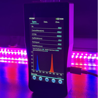 Фітосвітильник для вирощування рослин на 2 лампи T8-1.2F 16W  (червоний/синій спектр) Led-Story ECO