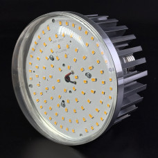Фитолампа для растений led E27 50W теплый белый свет 3000K алюминиевая плат...