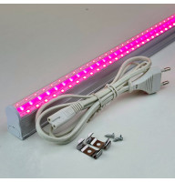 Фітосвітильник 18W 1.2м Т5 220V Led-Story Florian mini чіп Bridgelux повний спектр + Подарунок Кабель