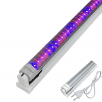 Фитосветильник фитолампа Т8 G13 16Вт 1,2м 220V (4 красных 2 синих) + кабель...