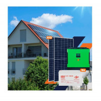Автономная солнечная электростанция 5kW АКБ 4.8kWh Gel 4х100Ah Стандарт GRID 