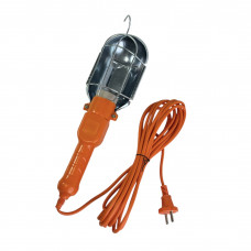 Гаражная переноска 5 м с выключателем под лампу Е27 оранжевая