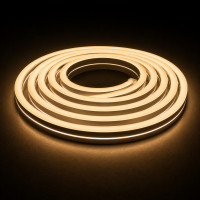 Гнучкий led неон 24В 10Вт/м IP68 120 д.м. 8x16мм білий теплий (ціна 1м)
