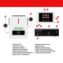 Iнвертор гібридний 6,2кВт із функцією підмішування 48/220В Чистий сінус 120А - фото №2