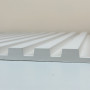 Гіпсові 3D панелі 500x500x25мм Паралелі для світлодіодної підсвітки - фото №3