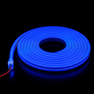 Гнучкий неон SMD 2835, 12V, IP68, 22-24 Lm, 6*12 синій (ціна 1м)