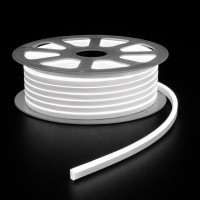 Гибкий неон SMD 2835, 12V, IP68, 20-22 Lm, 6*12 белый (ціна 1 м)