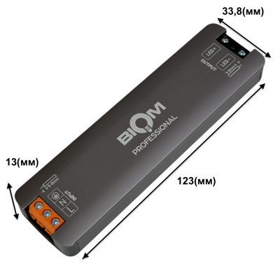 Импульсный блок питания 24V 72W 3A Slim IP44